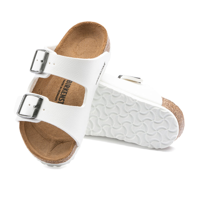 Birkenstock Arizona Kids White Birko-Flor sole view