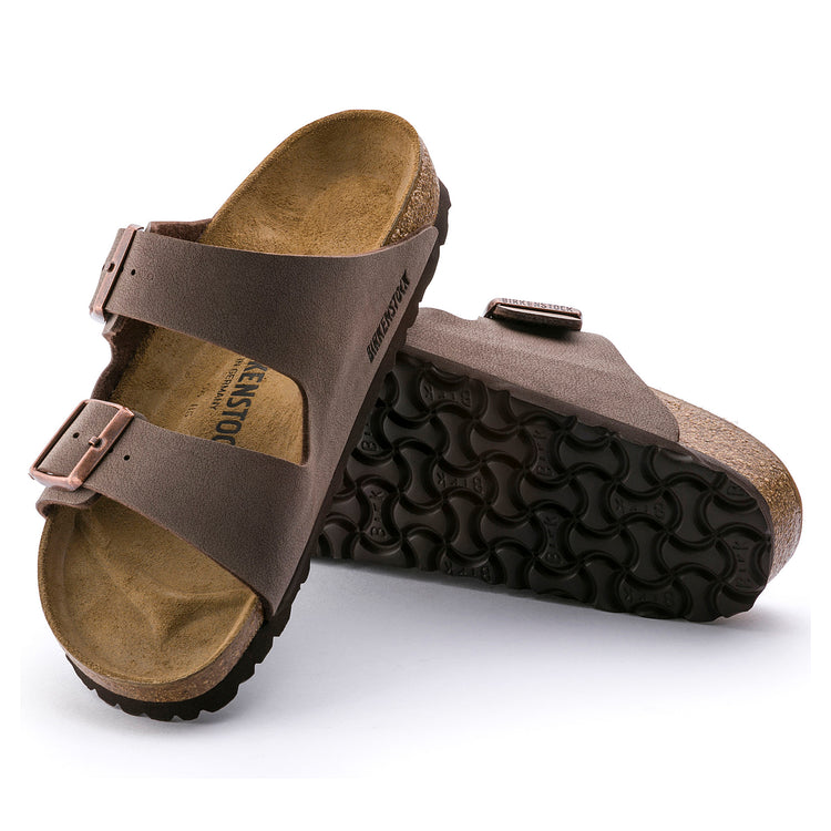 Birkenstock Arizona Mocca BirkiBuc sole view