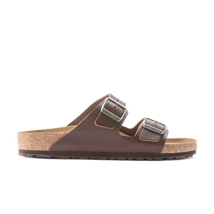 Birkenstock Arizona Vintage Wood Roast Natural Leather side view