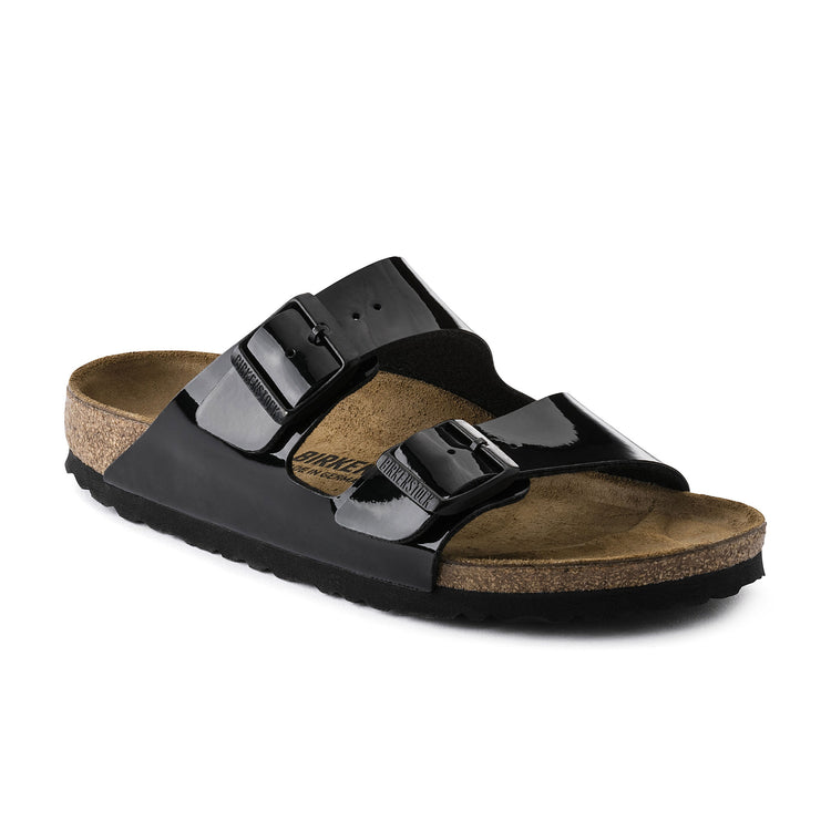 Birkenstock Arizona Patent Black Birko-Flor
