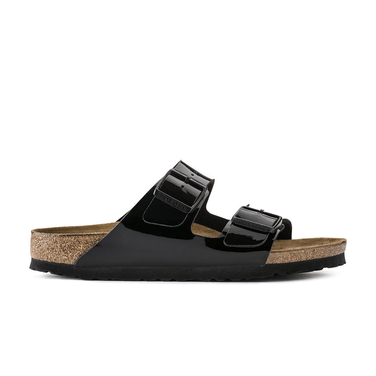 Birkenstock Arizona Patent Black Birko-Flor side view