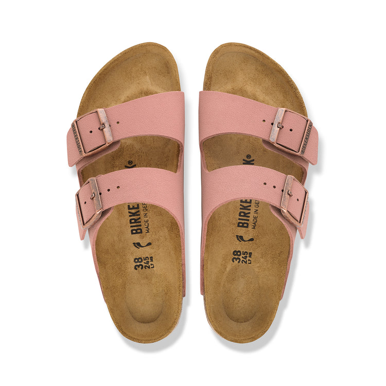 Birkenstock Australia Arizona Pink Clay BirkiBuc Top View