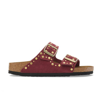 Birkenstock Arizona Rivet Zinfandel Suede Leather side view