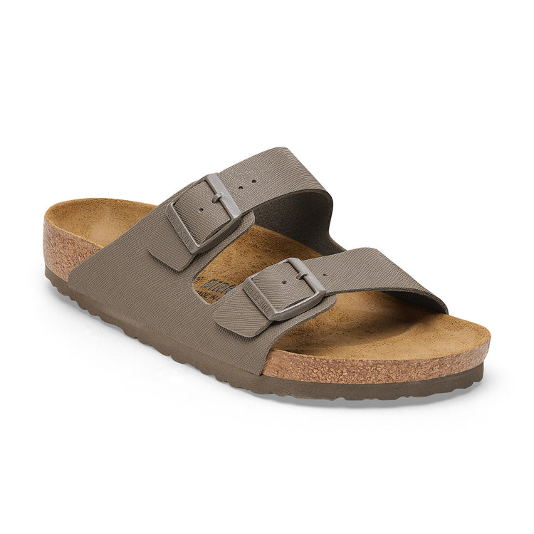Birkenstock Arizona Saffiano Birko-Flor Concrete Grey