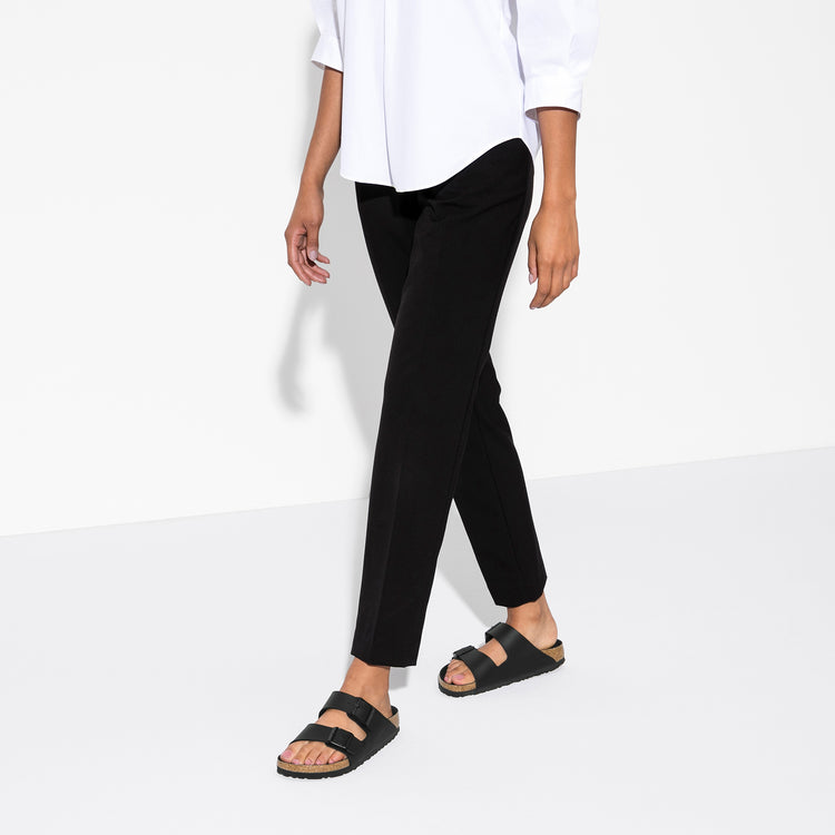Birkenstock Australia Arizona Semi Exquisite Black Birko-Flor On Model 1