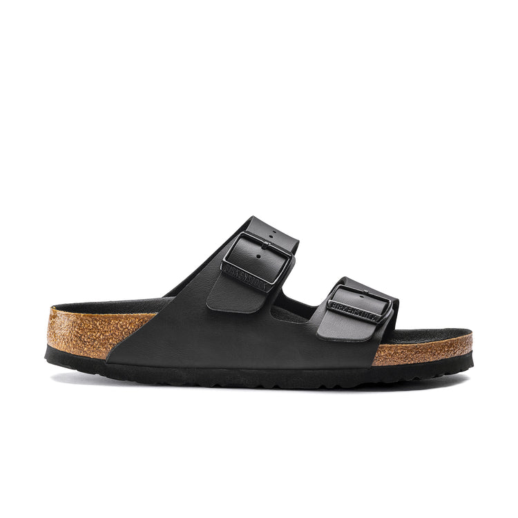 Birkenstock Australia Arizona Semi Exquisite Black Birko-Flor Side View