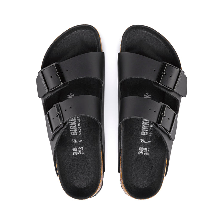 Birkenstock Australia Arizona Semi Exquisite Black Birko-Flor Top View