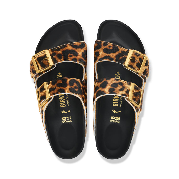 Birkenstock Australia Arizona Semi Exquisite Leo Natural Pony Hair Top View