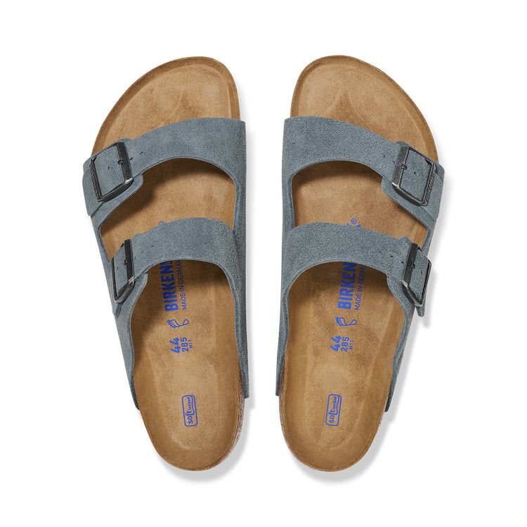 Arizona SFB Basalt Grey Suede Leather top view