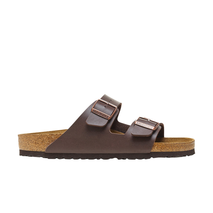 Birkenstock Arizona Soft Footbed Dark Brown Birko-Flor side view