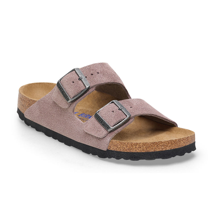 Birkenstock Arizona SFB Suede Leather Faded Purple