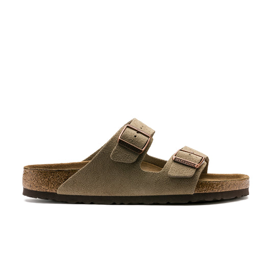 Birkenstock Arizona SFB Taupe Suede Leather side view