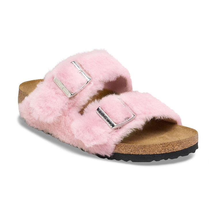 Birkenstock Arizona Shearling Upper Crystal Rose Shearling