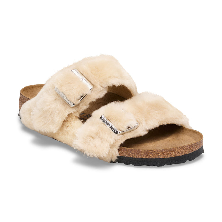 Birkenstock Arizona Shearling Upper Sandcastle Shearling