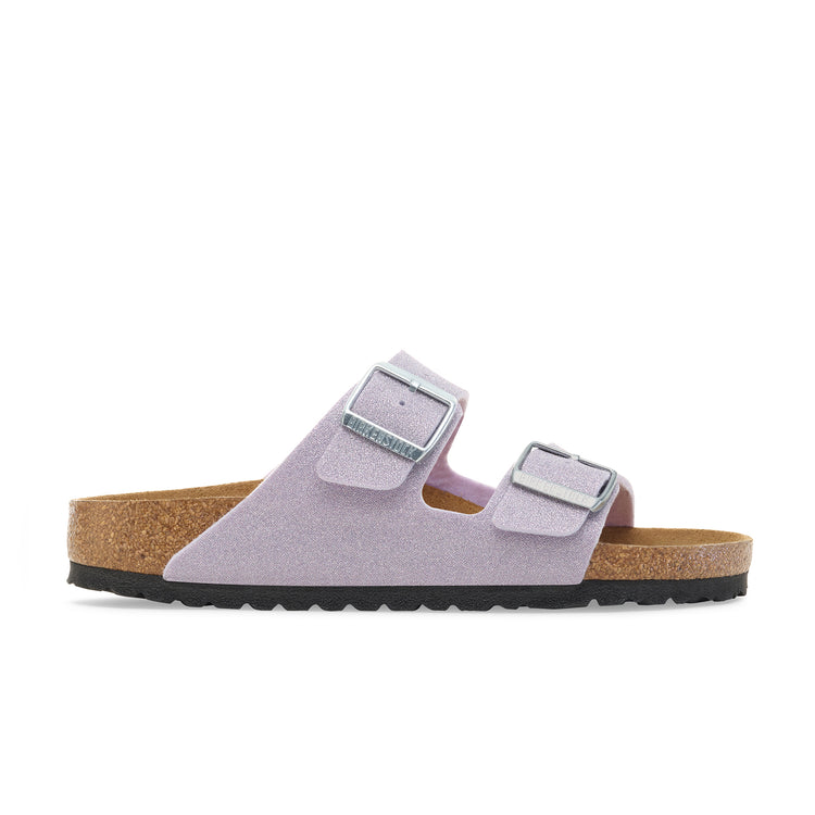 Birkenstock Arizona Shiny Glitter Faded Purple Synthetic side view