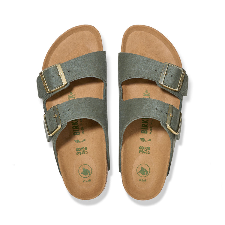 Birkenstock Arizona Soft Birki Vegan Thyme Synthetic top view