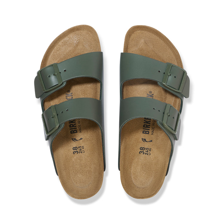Birkenstock Arizona Thyme Smooth Leather top view
