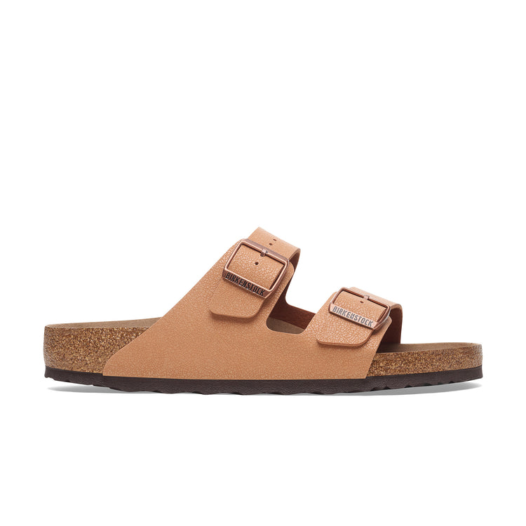Birkenstock Arizona Vegan BirkiBuc Earthy Pecan side view