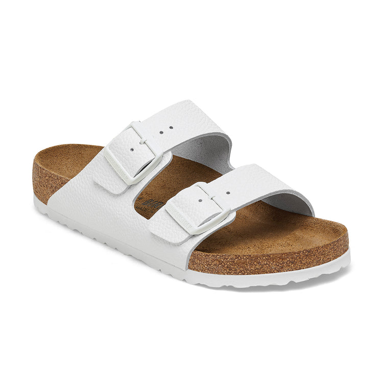 Birkenstock Arizona White Smooth Grained Leather