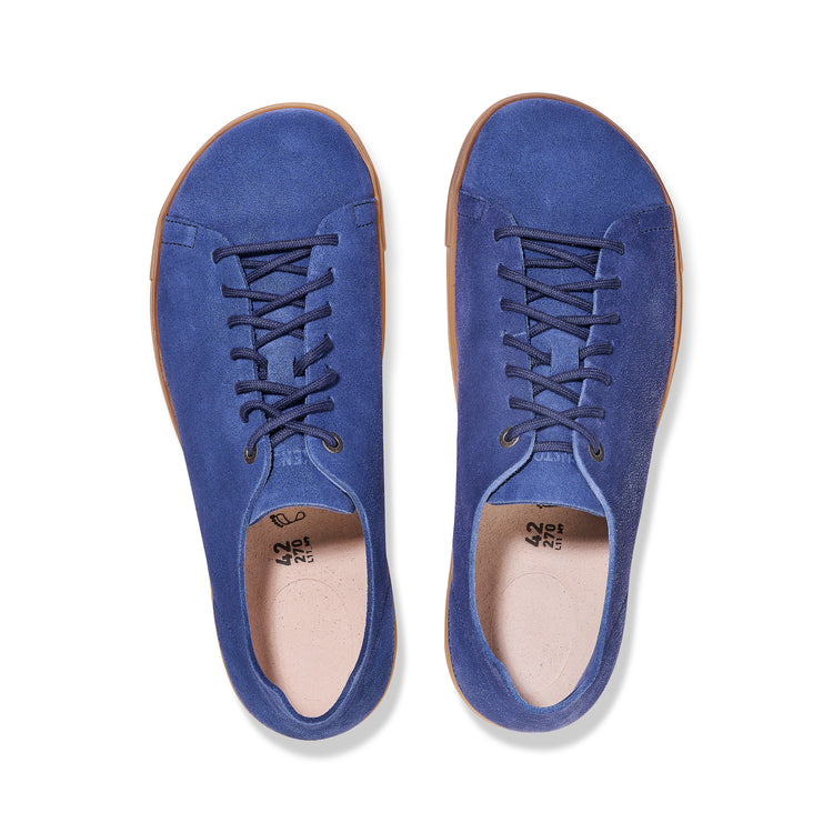 Birkenstock Bend Low Decon Indigo Blue Nubuck Leather top view