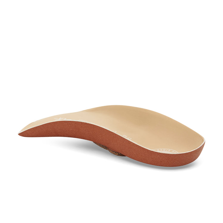 Birkenstock Blue Footbed Beige Leather back view