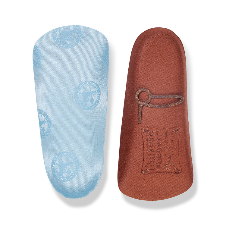 Birkenstock Blue Footbed Textile top view