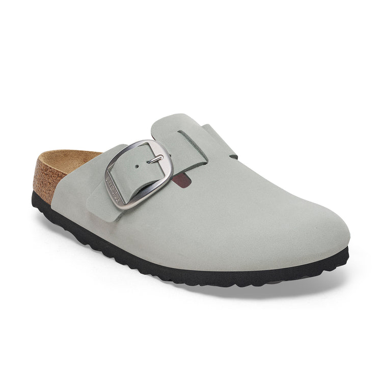 Birkenstock Boston Big Buckle Pure Sage Nubuck Leather