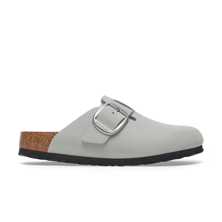 Birkenstock Boston Big Buckle Pure Sage Nubuck Leather side view