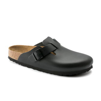 Birkenstock Boston Black Smooth Leather