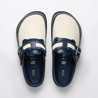 Boston Bold Midnight Navy Canvas/Smooth Leather
