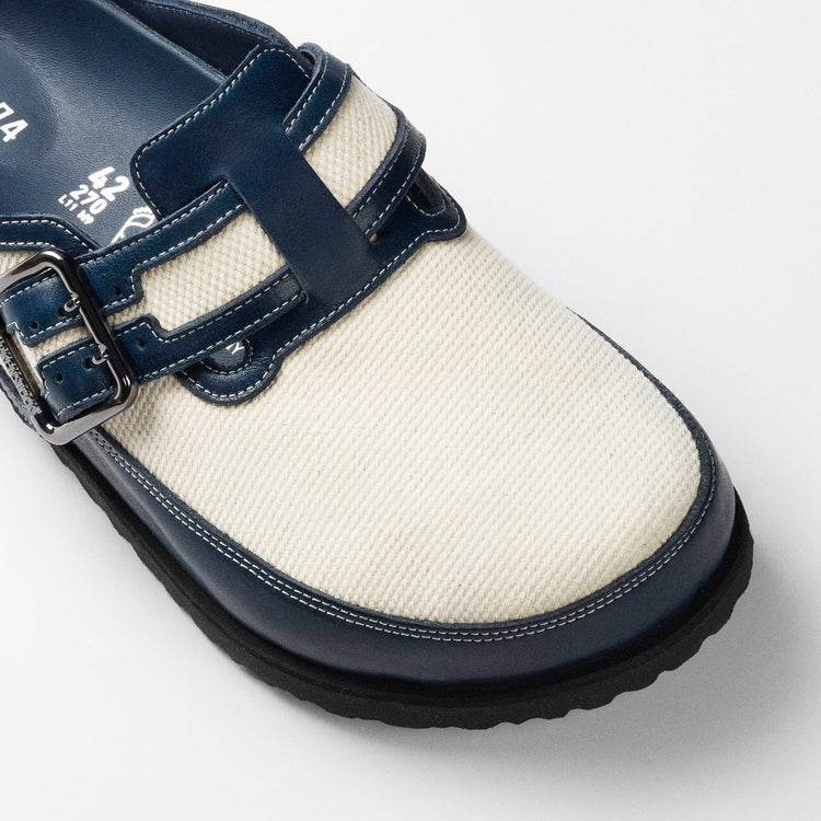 Boston Bold Midnight Navy Canvas/Smooth Leather