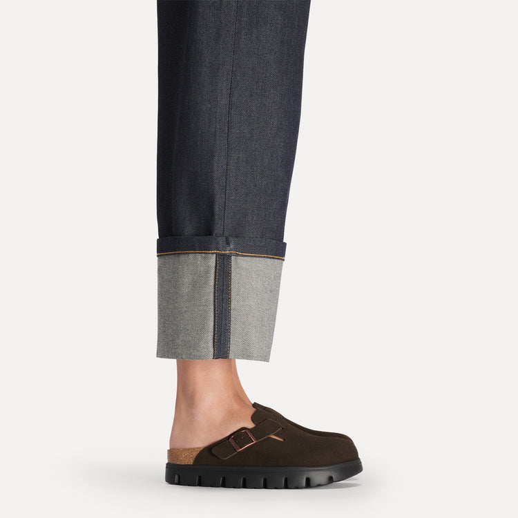 Boston Chunky Mocca Suede Leather