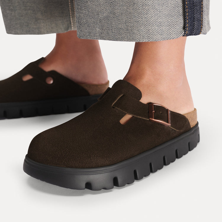 Boston Chunky Mocca Suede Leather