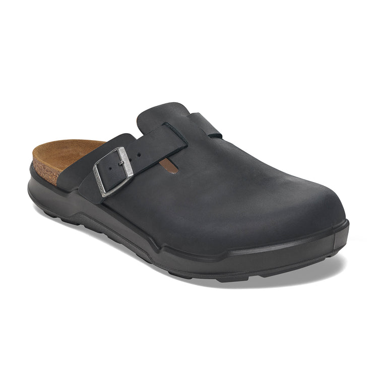 Birkenstock Boston Cross Town Black Oiled Leather