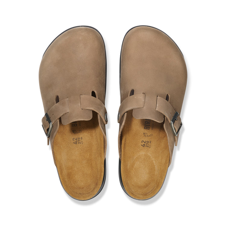 Birkenstock Boston Cross Town Tabacco Brown Oiled Leather top view