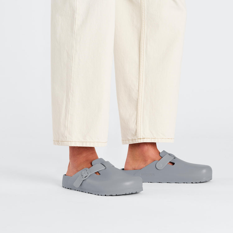 Birkenstock Boston EVA Stone Coin on model 1