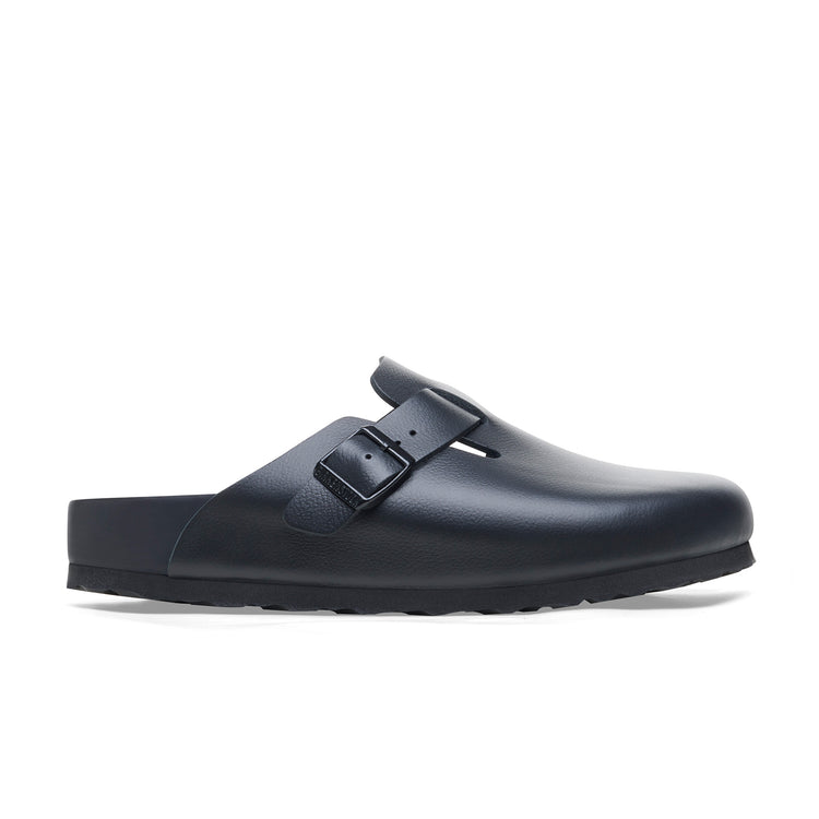 Birkenstock Boston Exquisite Black Natural Leather side view