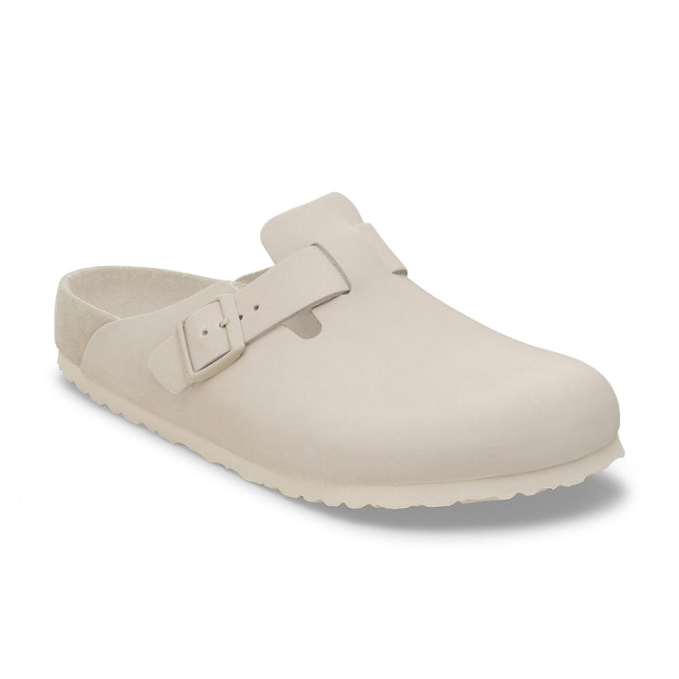 Birkenstock Boston Exquisite Oyster Nubuck Leather