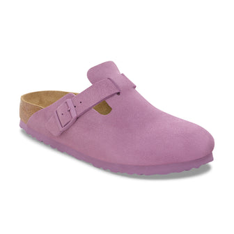 Birkenstock Boston Mauve Suede Leather