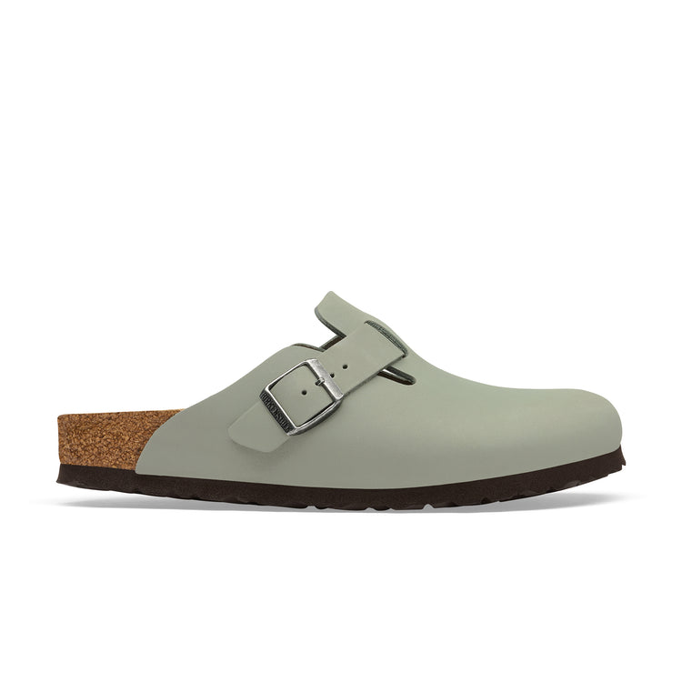 Birkenstock Australia Boston Pure Sage Oiled Leather Side View
