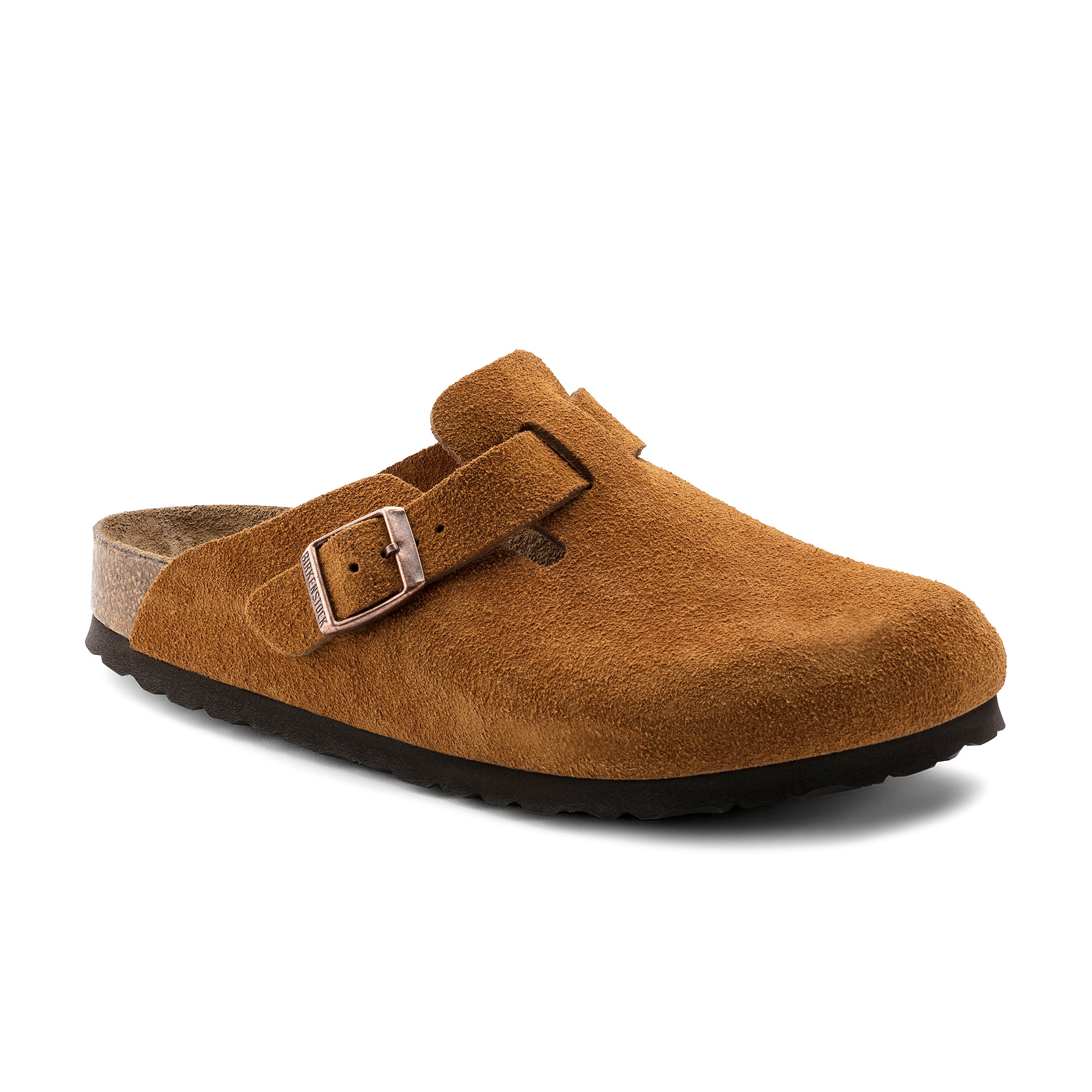 美品 Birkenstock Boston suede leather 39 Birkenstock Boston Soft Footbed Mink Suede Leather