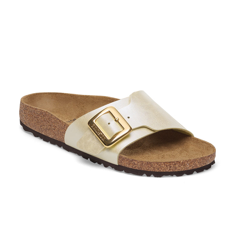 Birkenstock Catalina Cushion Buckle Graceful Pearl White Birko-Flor