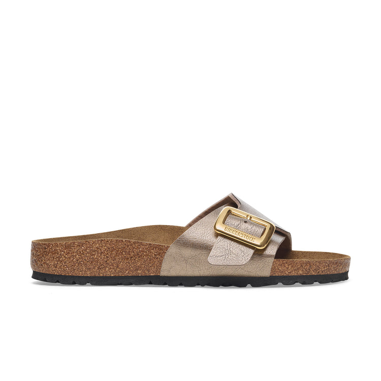 Birkenstock Catalina Cushion Buckle Graceful Taupe Birko-Flor side view