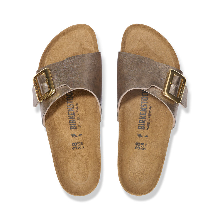 Birkenstock Catalina Cushion Buckle Graceful Taupe Birko-Flor top view