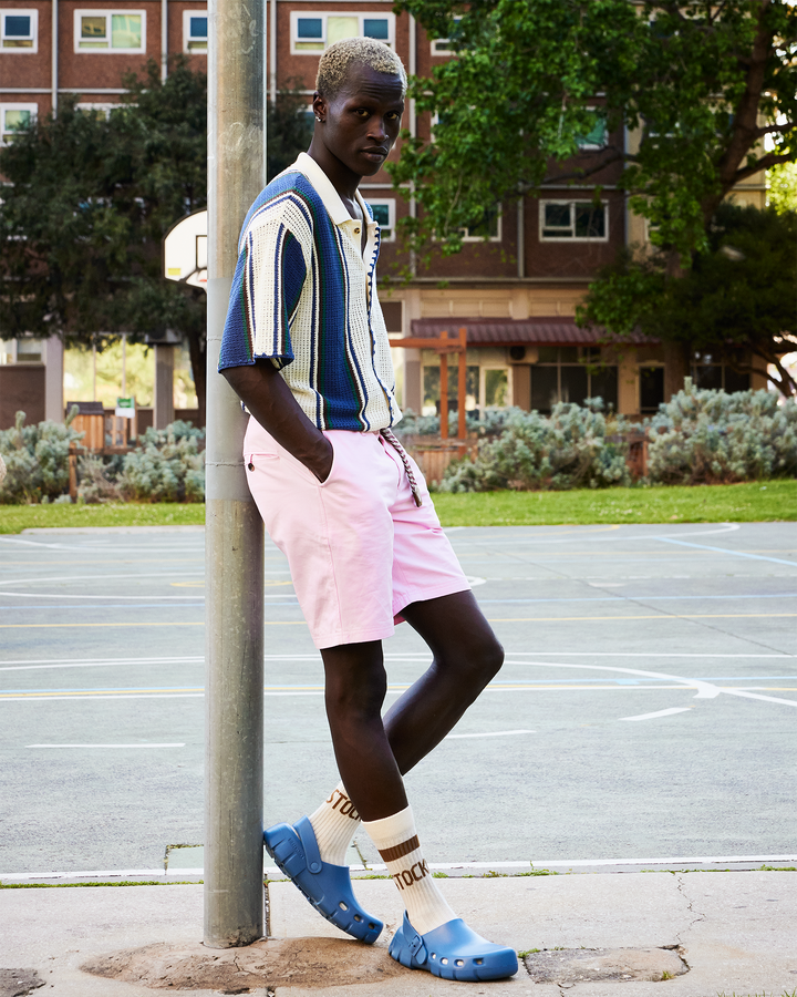 Birkenstock Australia Birki Flow Elemental Blue model collage