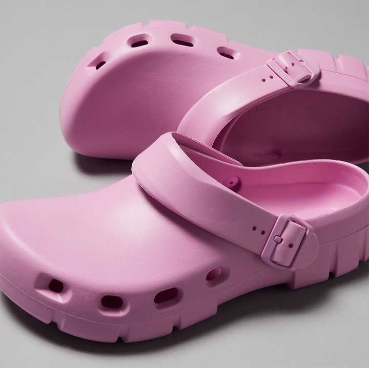 Birkenstock Australia Birki Flow Fondant Pink product collage