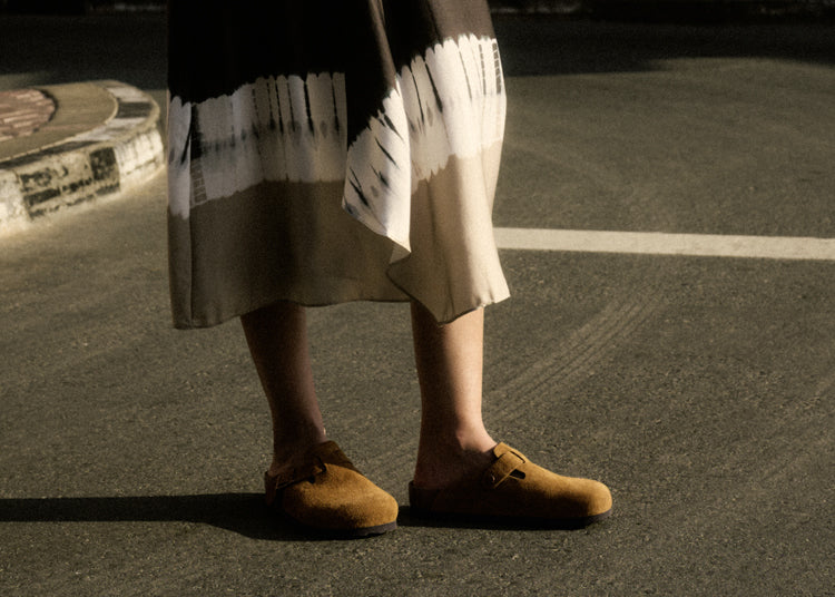 Birkenstock Boston Mink collection banner