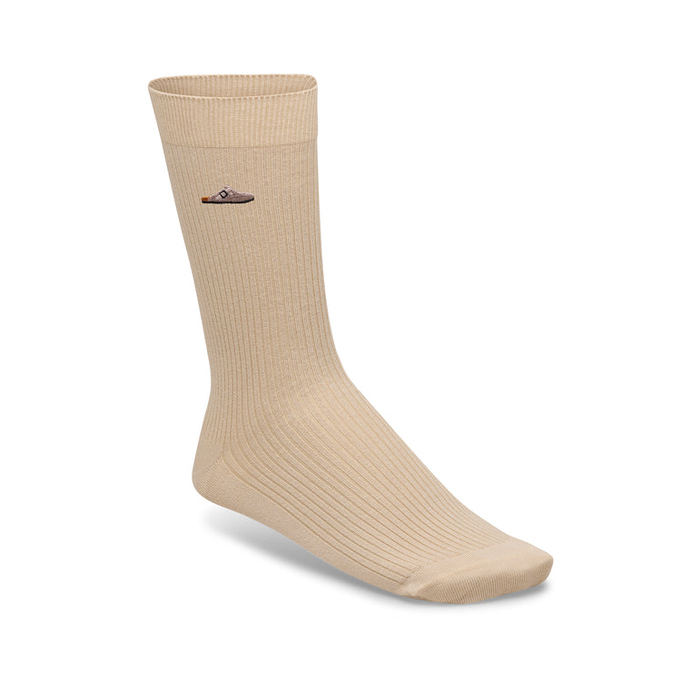 Birkenstock Australia Cotton Ribbed Socks Sandcastle