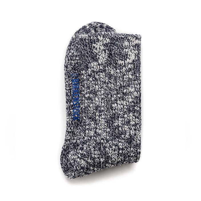 Birkenstock Cotton Slub Socks Blue White folded view