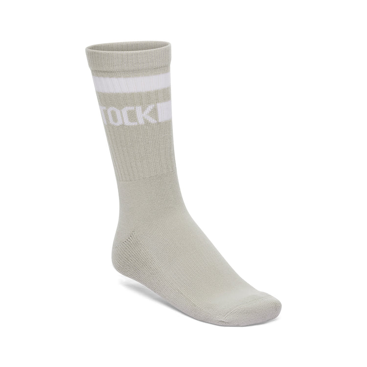 Birkenstock Cotton Tennis Sock Light Grey/White